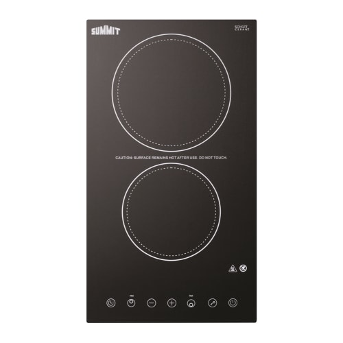 Summit 12" Electric Cooktop, Black